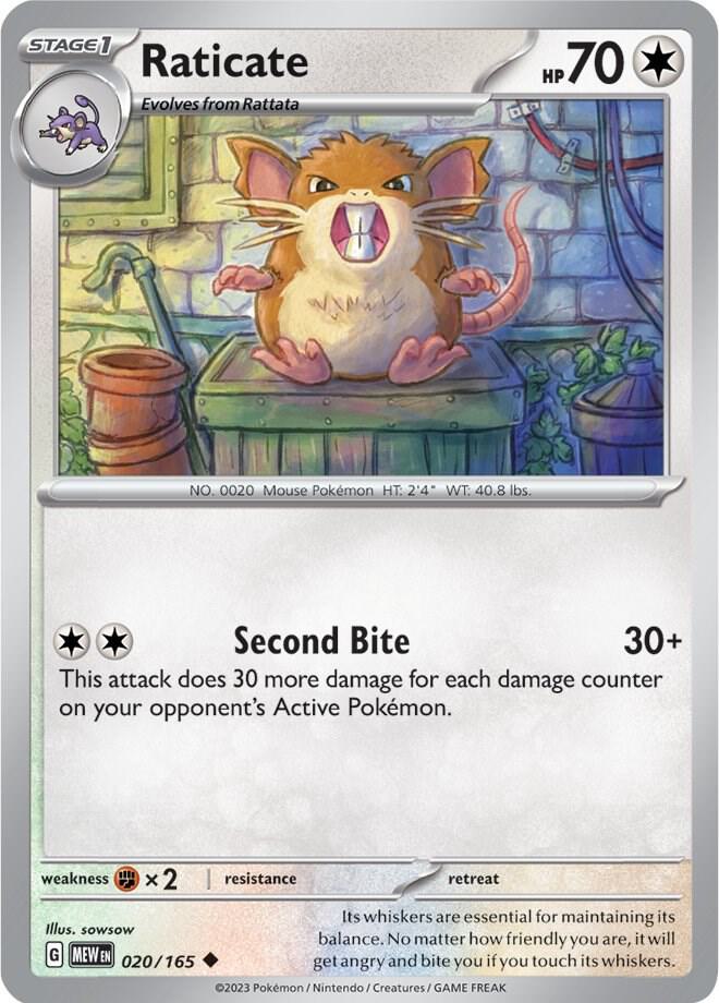 Raticate - Reverse Holo