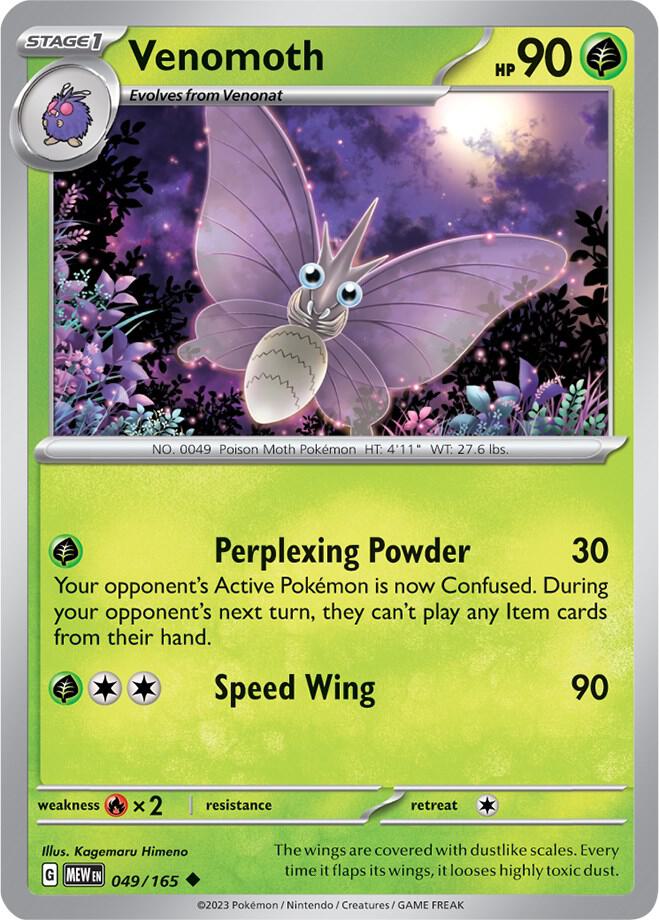 Venomoth - Reverse Holo