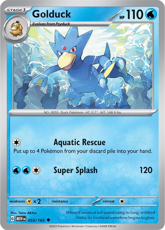 Golduck - Reverse Holo