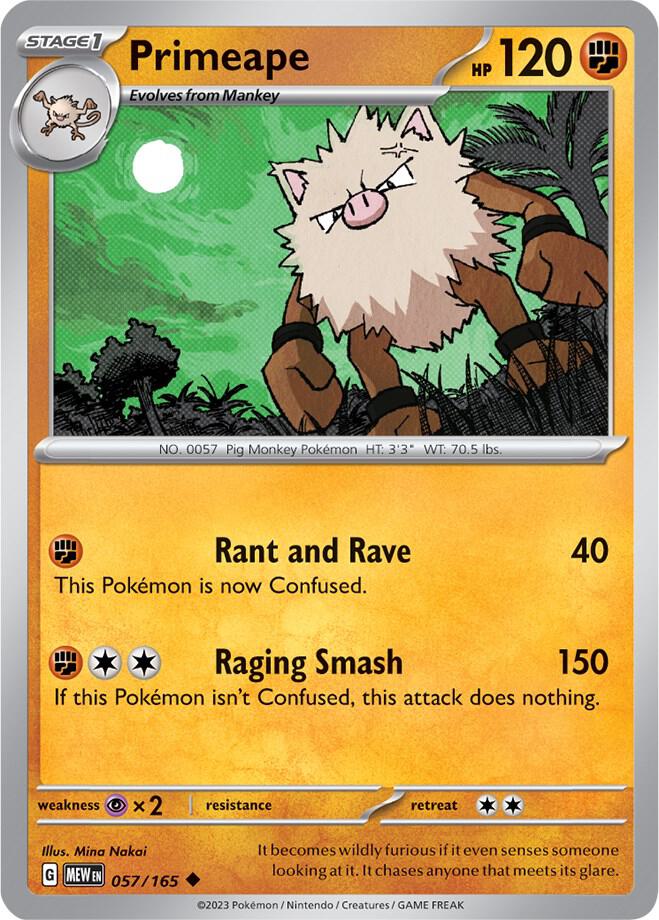 Primeape - Reverse Holo