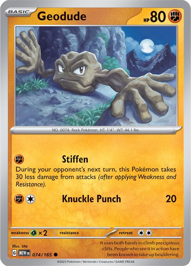 Geodude - Reverse Holo