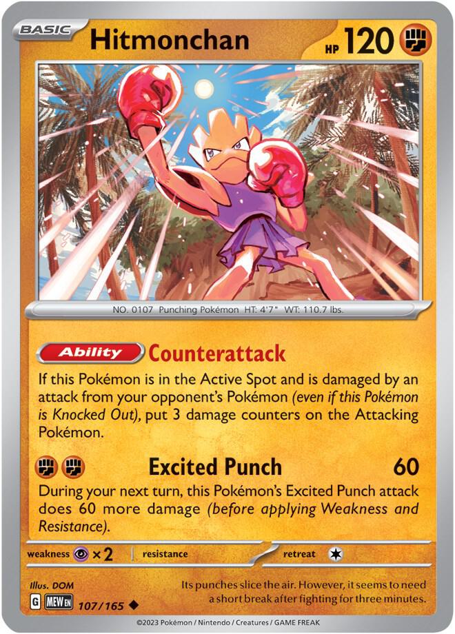 Hitmonchan - Reverse Holo