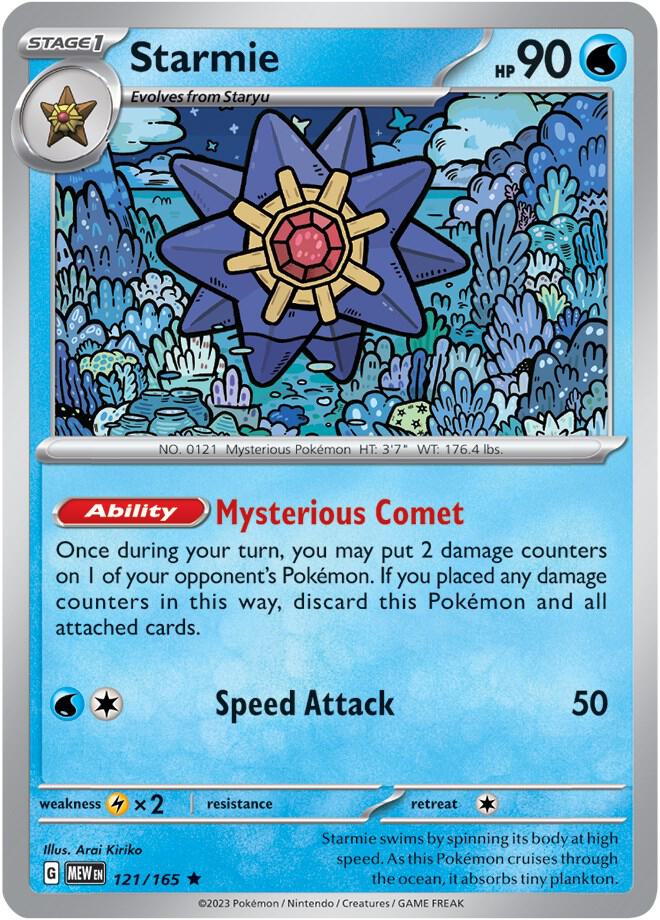Starmie - Reverse Holo