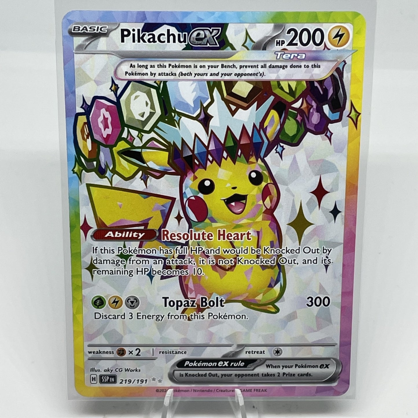 Pikachu ex - 219/191