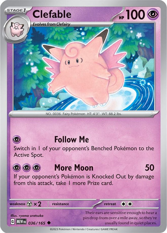 Clefable - Reverse Holo