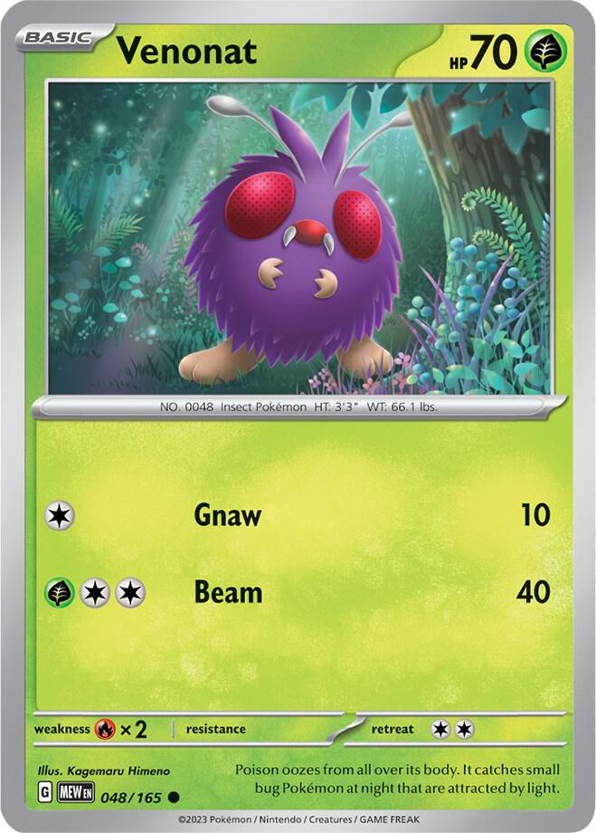 Venonat - Reverse Holo