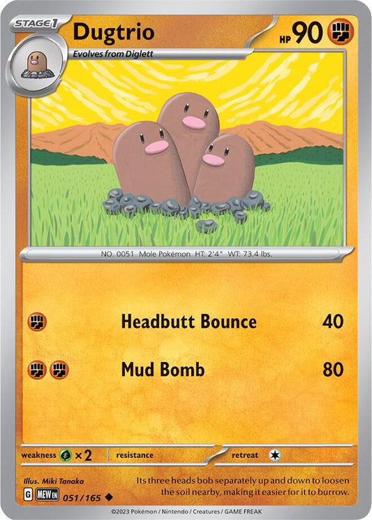 Dugtrio - Reverse Holo