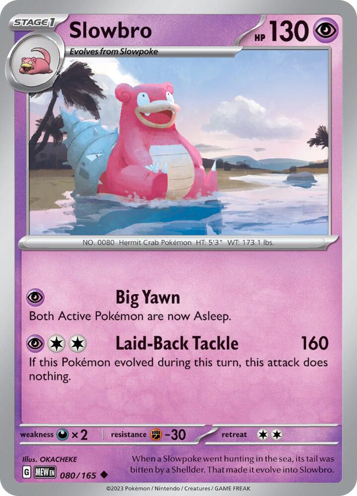 Slowbro - Reverse Holo