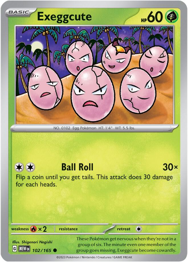 Exeggcute - Reverse Holo
