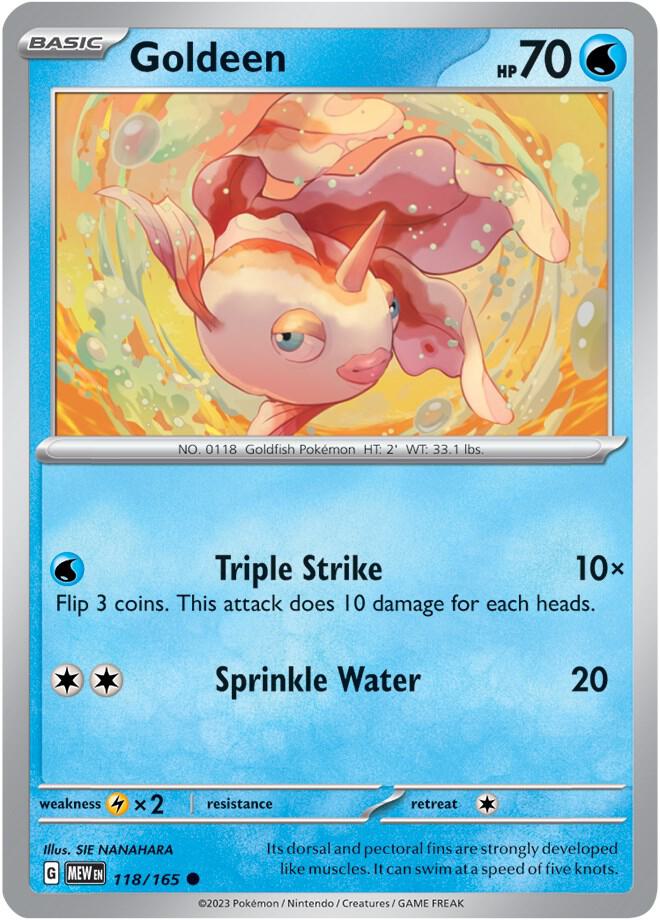 Goldeen - Reverse Holo