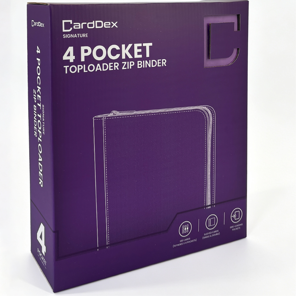 Signature 4 Pocket Toploader Zip Binder
