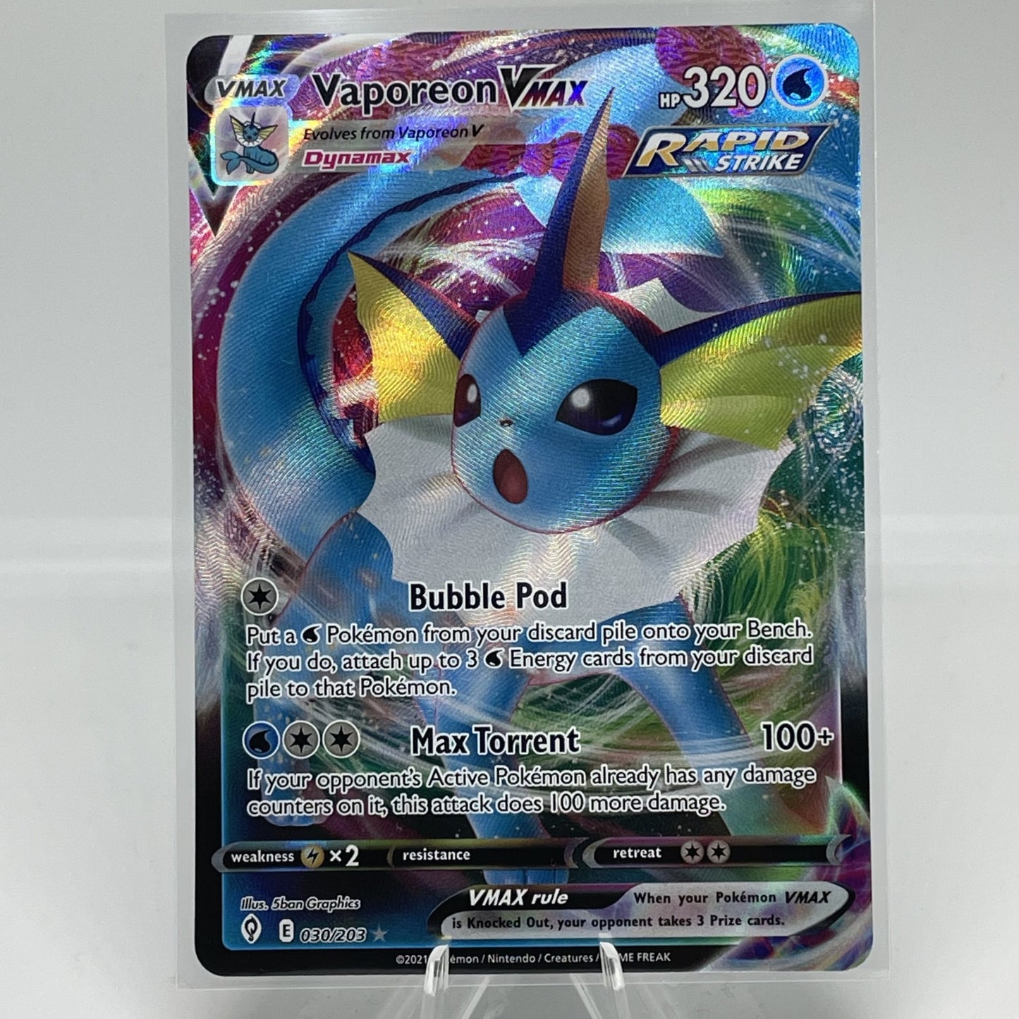 Vaporeon VMAX - 030/203