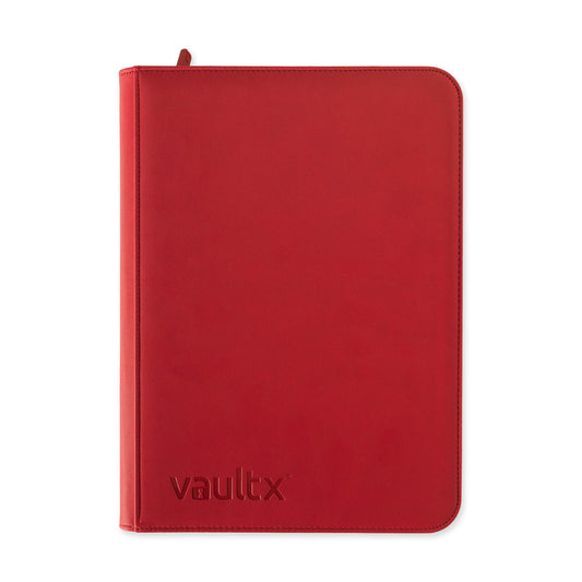 Vault X: EXO-TEC Zip Binder - Rød - 9 Pocket