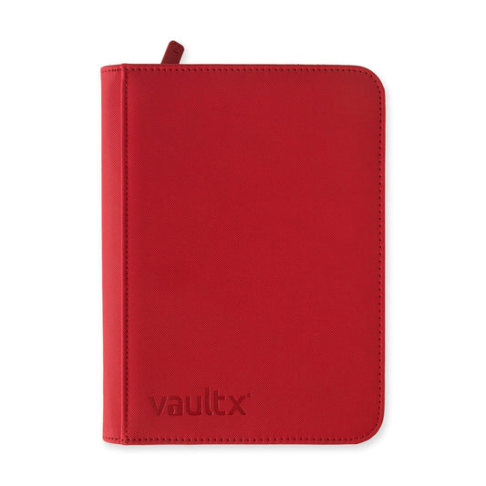 Vault X: EXO-TEC Zip Binder - Rød - 4 Pocket