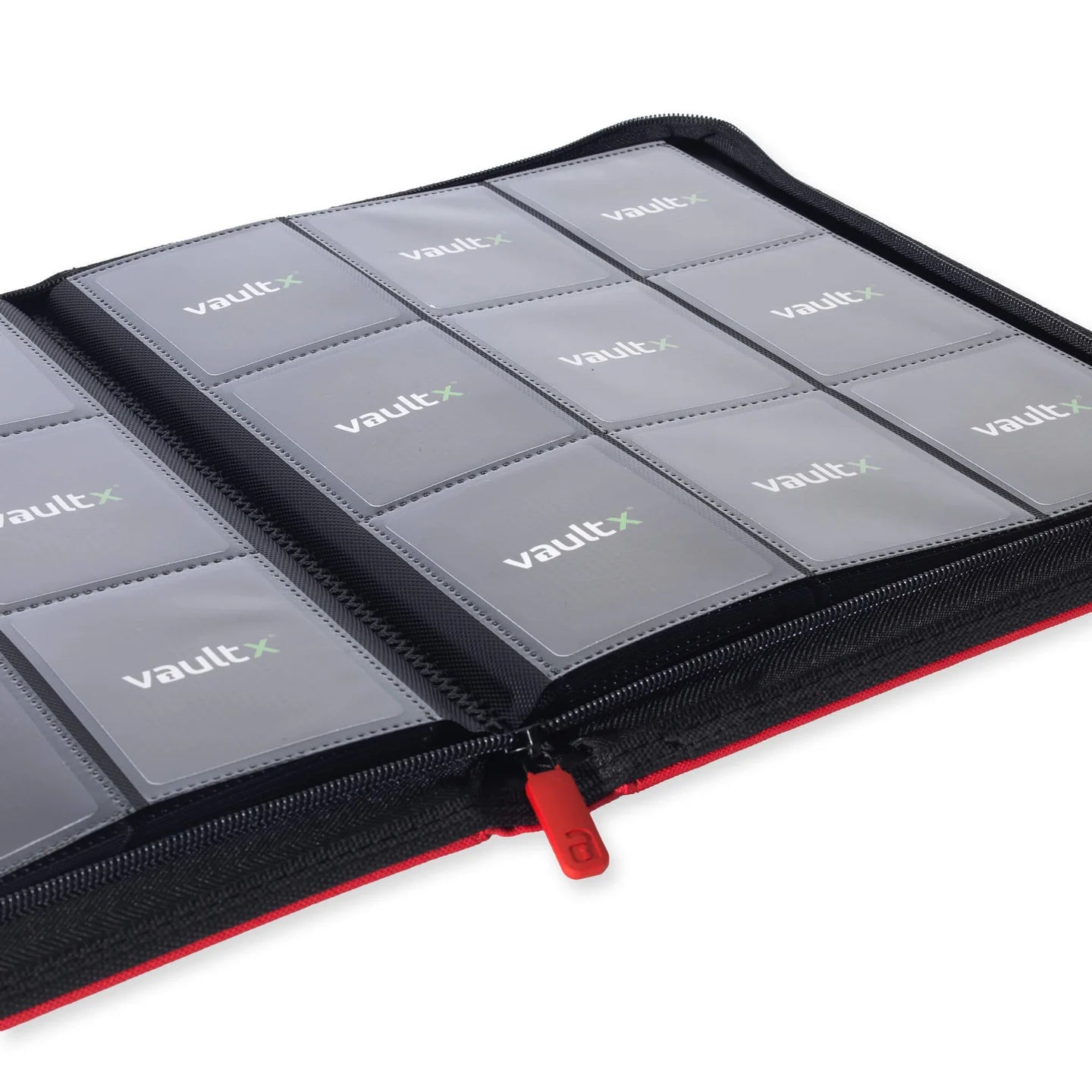 Vault X: EXO-TEC Zip Binder - Rød - 9 Pocket