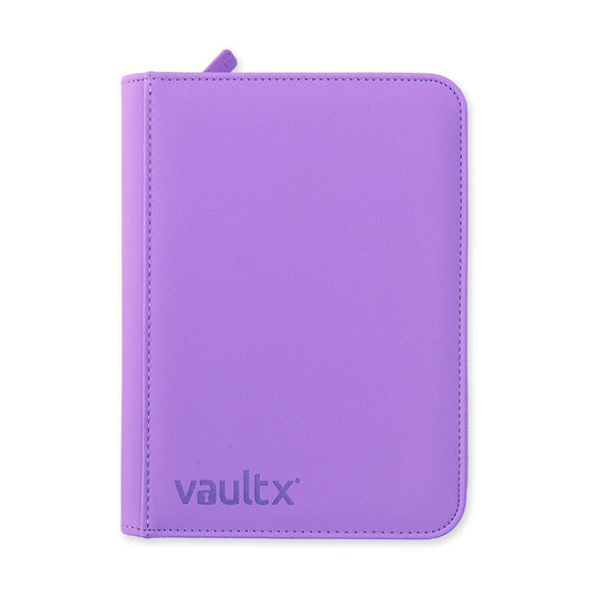 Vault X: EXO-TEC Zip Binder - Just Purple - 4 Pocket